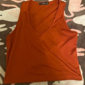 Scoop Neck Cropped Tank Top